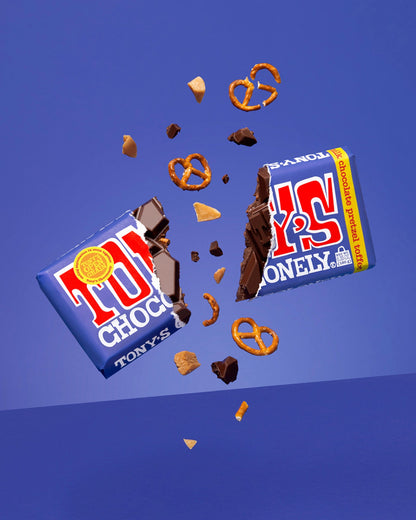 Dark Milk Pretzel Caramel Chocolate Bar - 180g