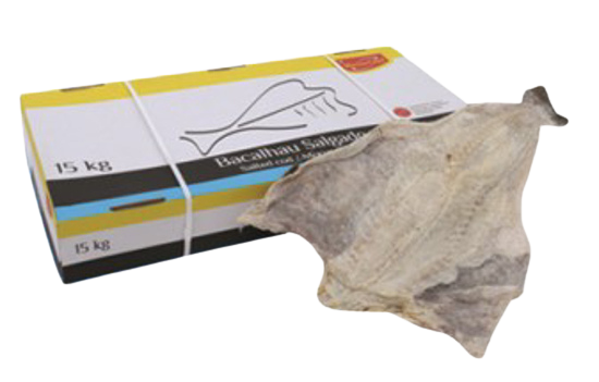 Large Salted Dry Cod in Box - 15kg
