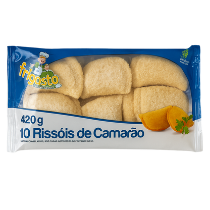 Frigosto Shrimp Rissóis – 10 pieces 420 g, frozen pack.